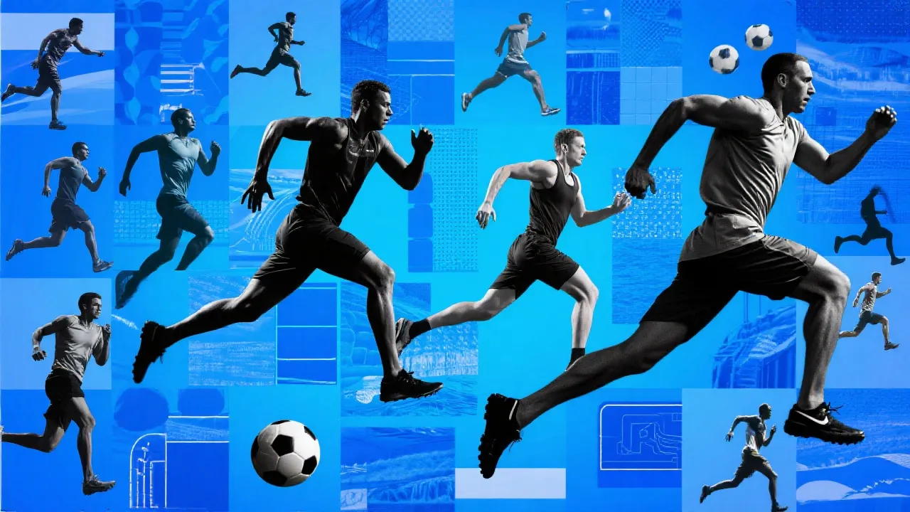 Sports visual illustration